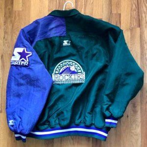 Colorado Rockies Starter Brand Jacket Original